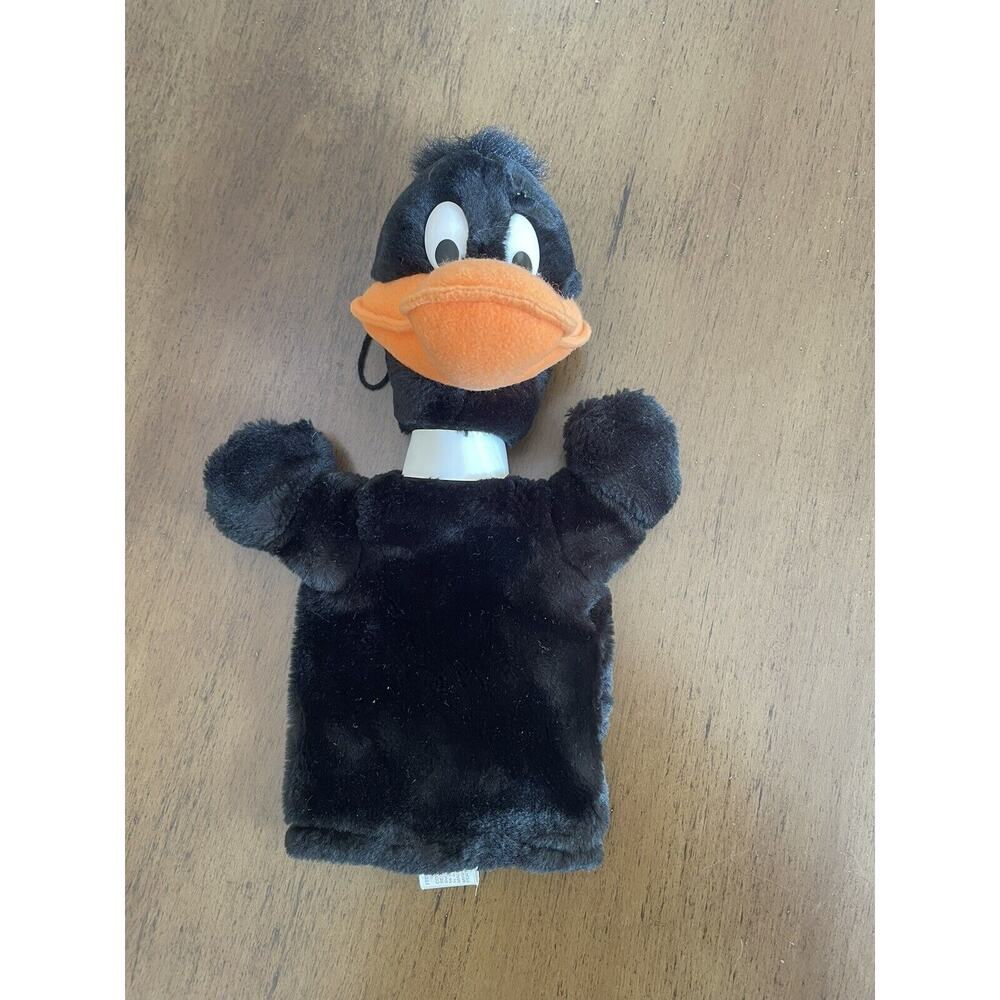 Vintage‎ 1993 Warner Bros Looney Tunes DAFFY DUCK 11" Hand Puppet Mighty Star